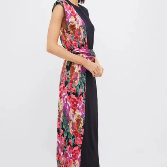 Tuckernuck Black and Floral Maxi Dress - Picture 2 of 6